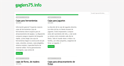 Desktop Screenshot of gagiers75.info